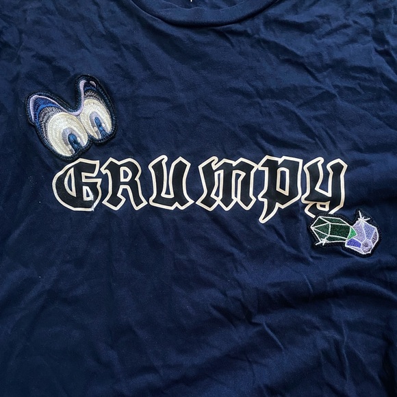 COACH X DISNEY Limited Addition Dark Blue Grumpy Graphic Shirt - Picture 4 of 6